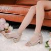 imageDufannie Girls Sandals Low Heels Dress Pump Ankle Strap Open Toe Flower Girl Wedding Party for Toddler Little Big KidDouble Shimmer Gold