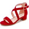 Cross Suded Red