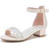 Single Rhinestone White