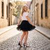 image:imageDufannie Girls High Heels Sandals Girls Dress Shoes Rhinestone Open Toe Ankle Strap Kids Pumps Sandals Flower Wedding Church Party Dance for Little Big KidBlack